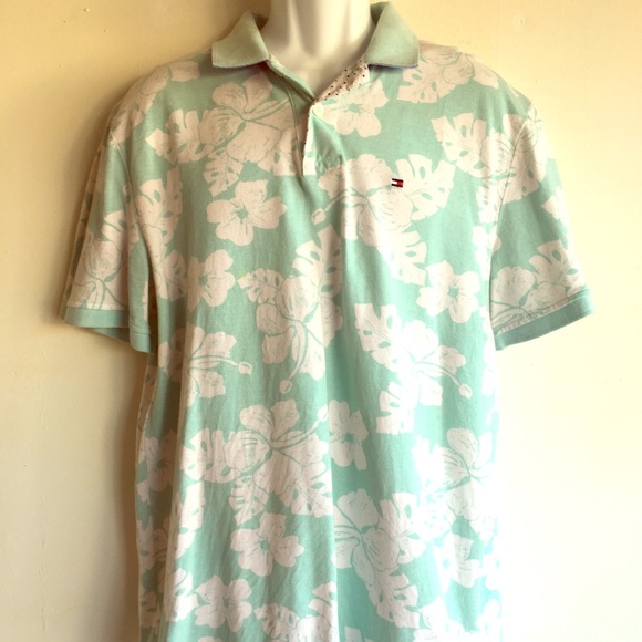 Tommy Hilfiger Other - Tommy Hilfiger Mens Hawaiian Polo Size XL